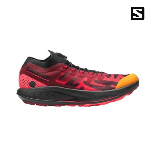 Red Salomon Pulsar Pro For Ciele Men's Trail Running Shoes | IE NH9027